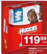 Huggies Dr Comfort Disposable Nappies-58/68/82's