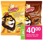 Simba Chips (Selected Variants)-For Any 4 x 120g