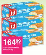 I&J Crumbed Mince Portions-2kg Each