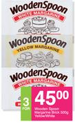 Wooden Spoon Margarine Brick (Yellow/White)-For 3 x 500g