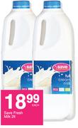 Save Fresh Milk-2Ltr Each