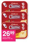 Clover Classic Margarine Tub-1Kg Each