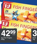 I&J Fish Fingers-600g Each