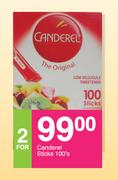 Canderel Sticks-For 2 x 100's