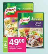 Knorr Cook In/ Dry/ Pasta Sauces-For Any 4
