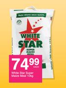 White Star Super Maize Meal-10kg Each