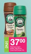 Robertsons Spice Bottles Brown/ Green/ Red/ Orange Only-For Any 2 x 100g
