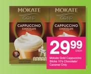Mokate Gold Cappuccino Sticks (Chocolate/ Caramel Only)-10's Pack Each