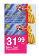 Bakers Royal Creams-260g Each