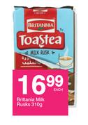 Britannia Milk Rusks-310g Each