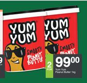 Yum Yum Peanut Butter-For 2 x 1kg