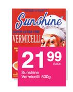 Sunshine Vermicelli-500g Each