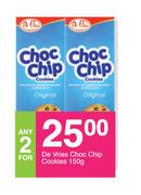 De Veries Choc Chip Cookies-For Any 2 x 150g