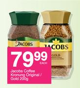 Jacobs Coffee Kronung (Original/ Gold)-200g Each