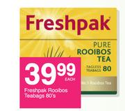 Frshpak Rooibos Teabags-80's Pack Each