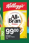 Kellogg's All Bran Flakes-For 2 x 1kg