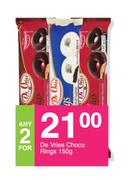 De Vries Choco Rings-For Any 2 x 150g
