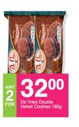 De Vries Double Velvet Cookies-For Any 2 x 185g