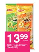 Tasty Treats Cheezy Bites-6 x 30g Each