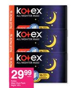 Kotex Maxi Duo Pack Night-16's Pack Each