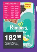Pampers Active Baby Jumbo Pack-Each