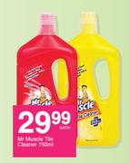 Mr Muscle Tile Cleaner-750ml Each