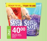 Sta Soft Fabric Softener Pouch-For Any 2 x 800ml