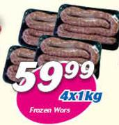 Frozen Wors-4x1Kg