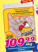 Supreme Frozen Mixed Chicken Portions-4Kg