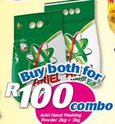 Ariel Hand Washing Powder 2Kg+3Kg Combo