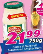 Crosse & Blackwell Mayonnaise Original Only-750g