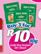 Gold Star Instant Dry Yeast-3 x 10Kg