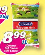 Denmar Full Cream Milk Sachet-1Ltr