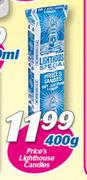 Price's Lighthouse Candles-400g