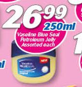 Vaseline Blue Seal Petroleum Jelly Assorted-250ml Each