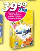 Sunlight 2-In-1 Hand Washing Powder-2Kg