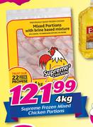 Supreme Frozen Mixed Chicken Portions-4Kg