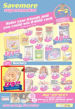 Cambridge Food Bloemfontein : Savemore (22 Feb - 6 March 2018), page 1