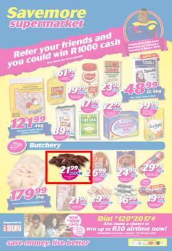 Cambridge Food Bloemfontein : Savemore (22 Feb - 6 March 2018), page 1