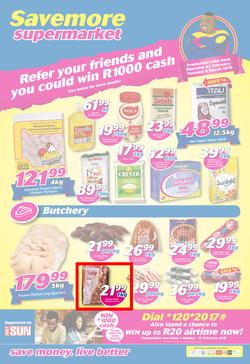 Cambridge Food Bloemfontein : Savemore (22 Feb - 6 March 2018), page 1
