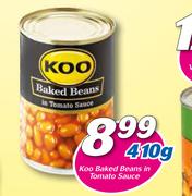 Koo Baked Beans In Tomato Sauce-410g