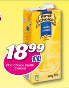 First Choice Vanilla Custard-1L