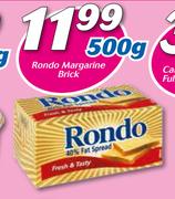 Rondo Margarine Brick-500g