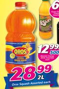 Oros Squash Assorted-2L