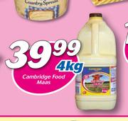 Cambridge Food Maas-4Kg