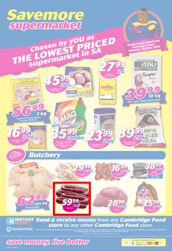 Cambridge Food : Savemore Supermarket (8 May - 22 May 2018), page 1