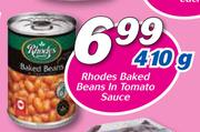 Rhodes Baked Beans In Tomato Sauce-410g