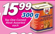 Top One Corned Meat Assorted-300g Each