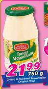 Crosse & Blackwell Mayonnaise (Original Only)-750g