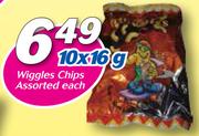Wiggles Chips-10x16g Each